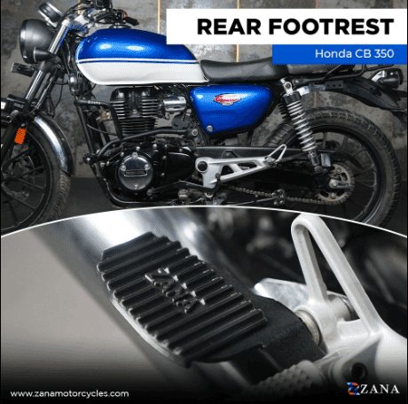 ZANA Rear Footrest ( Pair ) For Honda CB350 ZI-8300