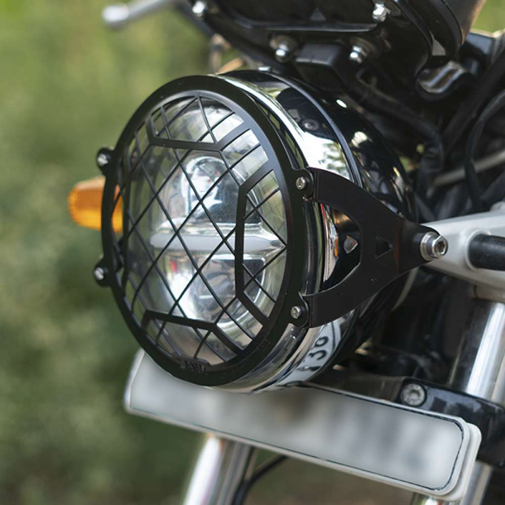 Black Headlight Grill Type-4 for GT and Interceptor 650