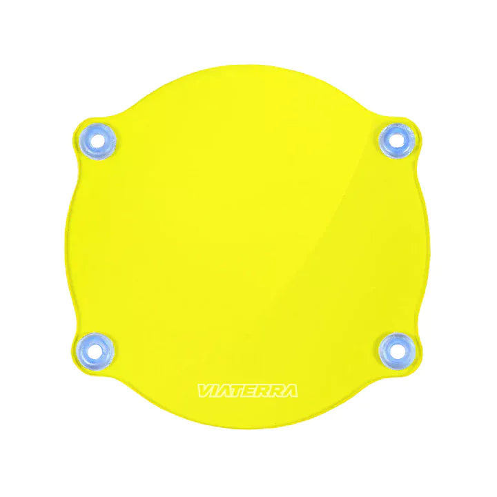 Viaterra Yellow Tint Headlight Guard Replacement Shield for Himalayan BS4 and BS6