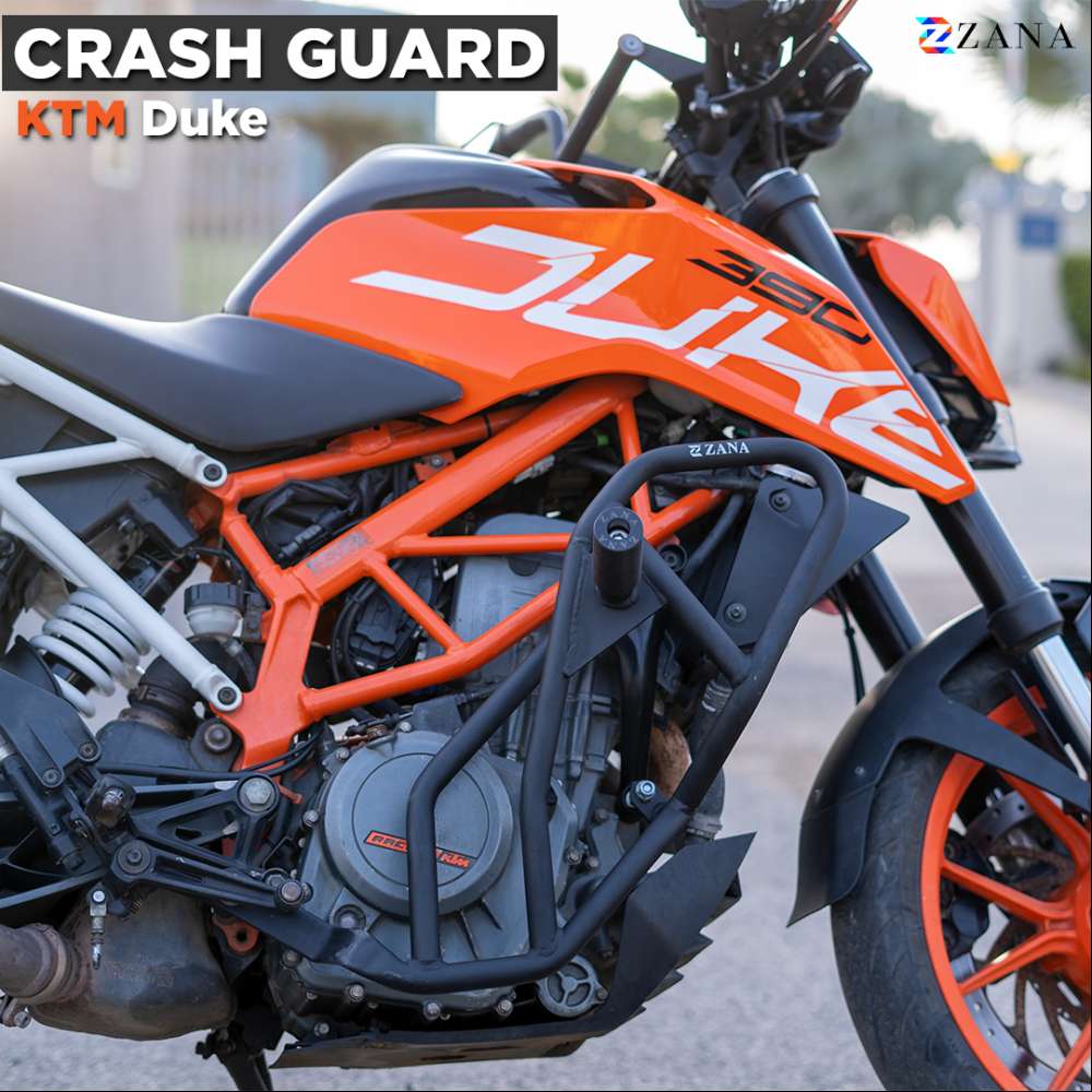 Black Crash Guard-KTM Duke 250/390