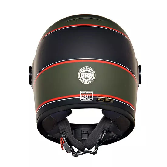 Drifter V2 Centre Stripe Helmet-Matt Battle Green