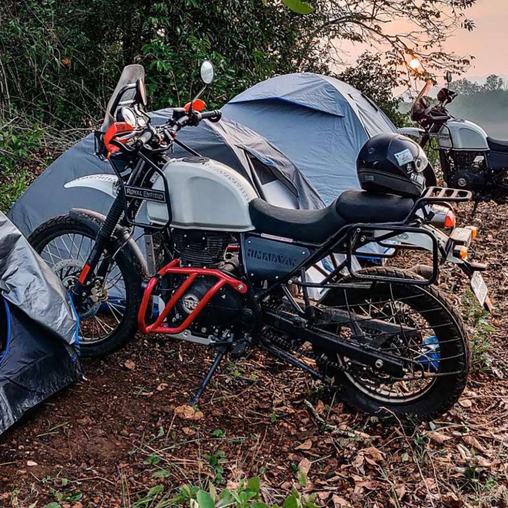 Red Engine Frame for Himalayan BS6 and Scram 411