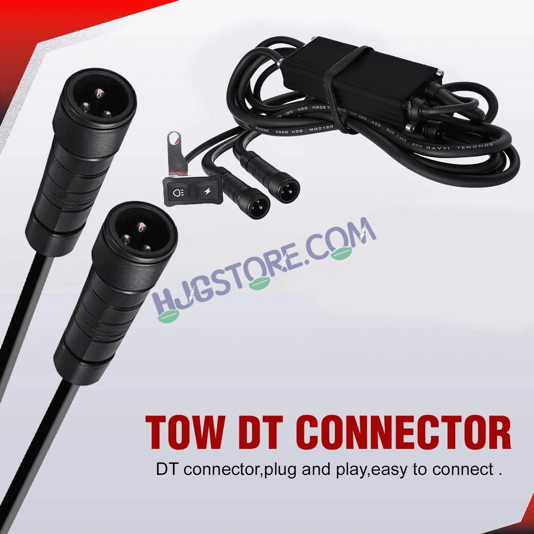 HJG Wiring Harness Kit for Dual Colour Fog Lights – 3 Wire with Flashing Mode