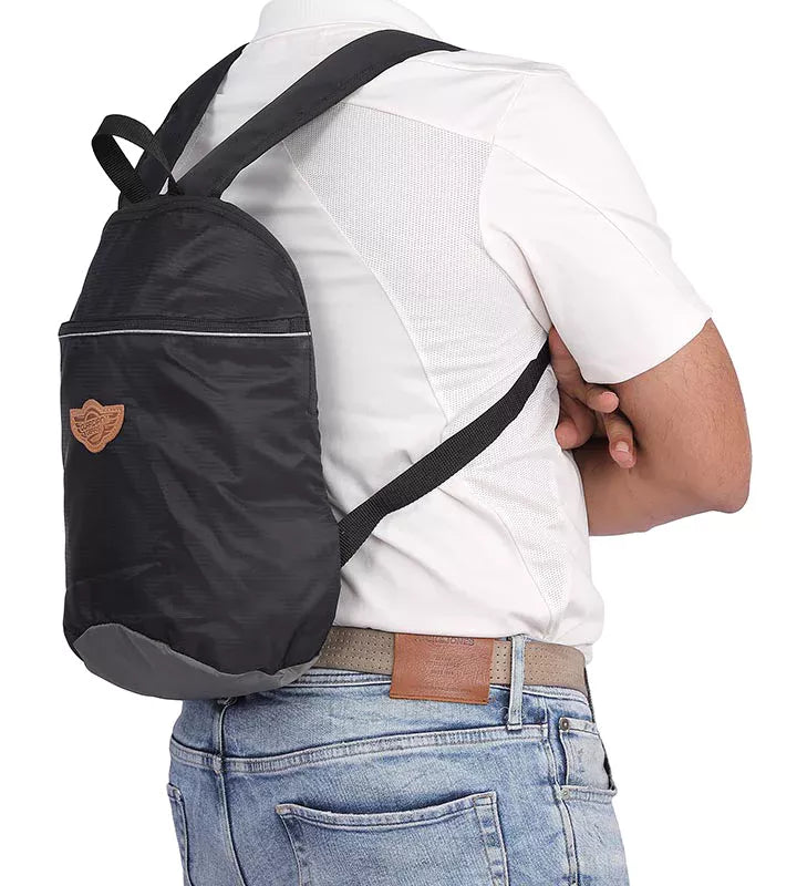 Hawk 10 Ltrs Charcoal Black Backpack