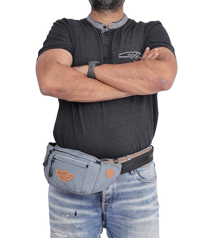 Kato Waist Pouch-Denim Blue