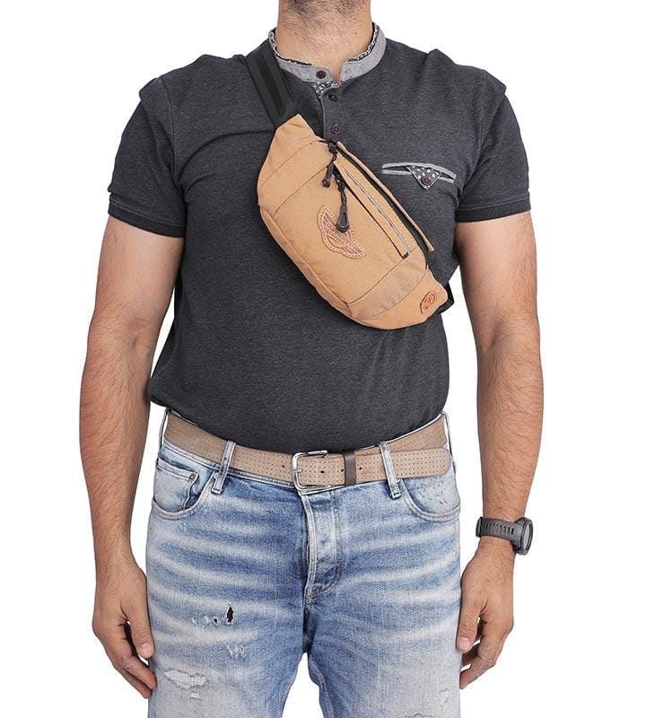 Kato Waist Pouch-Thigh Bag-Khaki Color