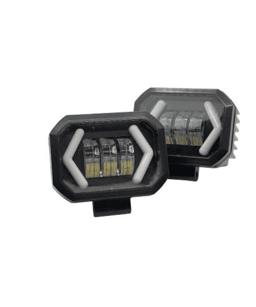 Led DRL Dual Color Fog Light