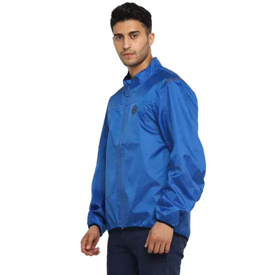 Royal Enfield Rain Jacket Blue