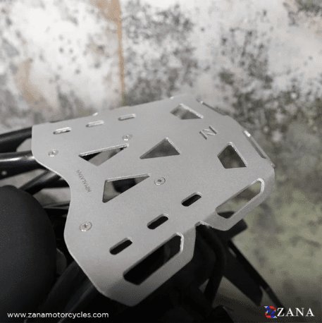 Zana Top Rack plate Aluminium Silver For Himalayan 450 ZI-8466