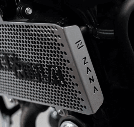 Zana Radiator Grill With Logo for Guerrilla 450 (Honeycomb Silver) - Type-3 (Coming Soon) ZI-8527