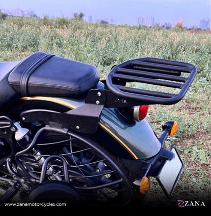 ZANA Sissy Bar Backrest MS Compatible with Zana Luggage Rack For Super Meteor 650 ZI-8312 / ZI-8315
