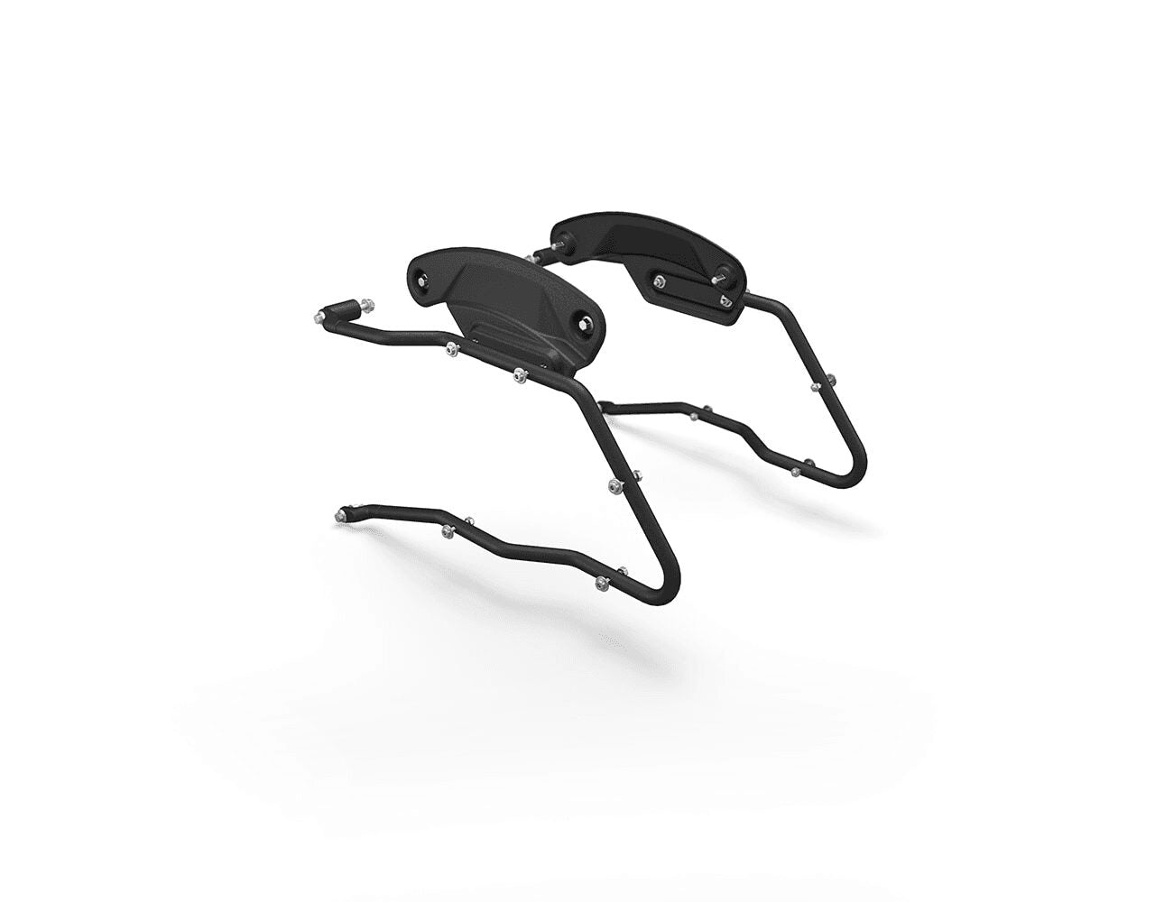 Black Long Haul Pannier Rails for Super Meteor 650