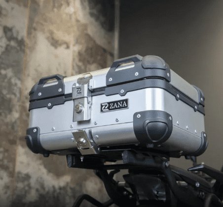 Zana Universal Top Box Aluminium (22 Litre) R-Flat Silver ZI-TB-019