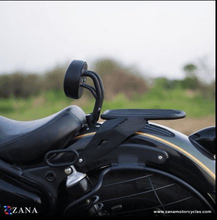ZANA Backrest MS Oval Compatible with luggage Rack for Super Meteor 650 ZI-8295
