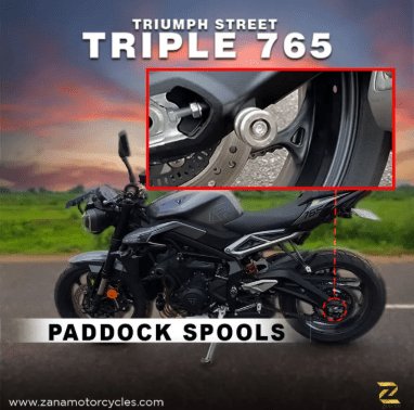 Zana Paddock Spools For Triumph street Triple 765 ZP-110
