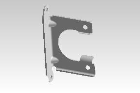 1100397/C - BRACKET-FRONT NUMBER PLATE HOLDER