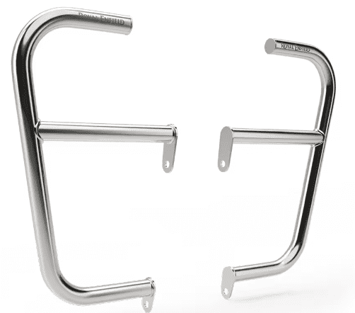Royal Enfield Silver Large Engine Guards For Continental GT 650