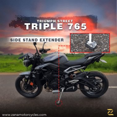 Zana Side Stand Extender For Triumph street Triple 765 (Coming soon ) ZP-114