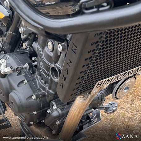 ZANA - Radiator Guard in Black with Himalayan Logo for Himalayan 450 ZI-8444