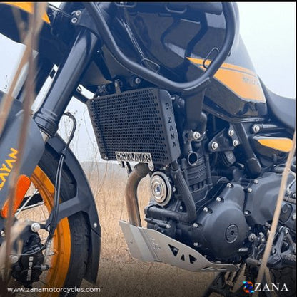 ZANA - Radiator Guard in Black with Himalayan Logo for Himalayan 450 ZI-8444