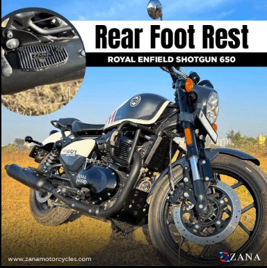 ZANA - Rear Footrests for Shotgun 650 ZI-8462