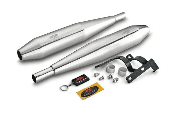 Red Rooster Performance Celesta Pro Exhaust for Yezdi Roadster – Chrome Polish