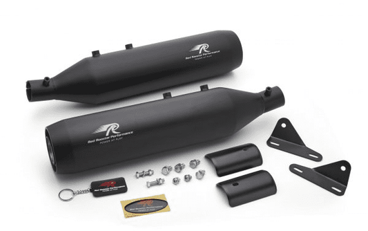 Red Rooster Astral Exhaust for RE Super Meteor 650 – Black Matte