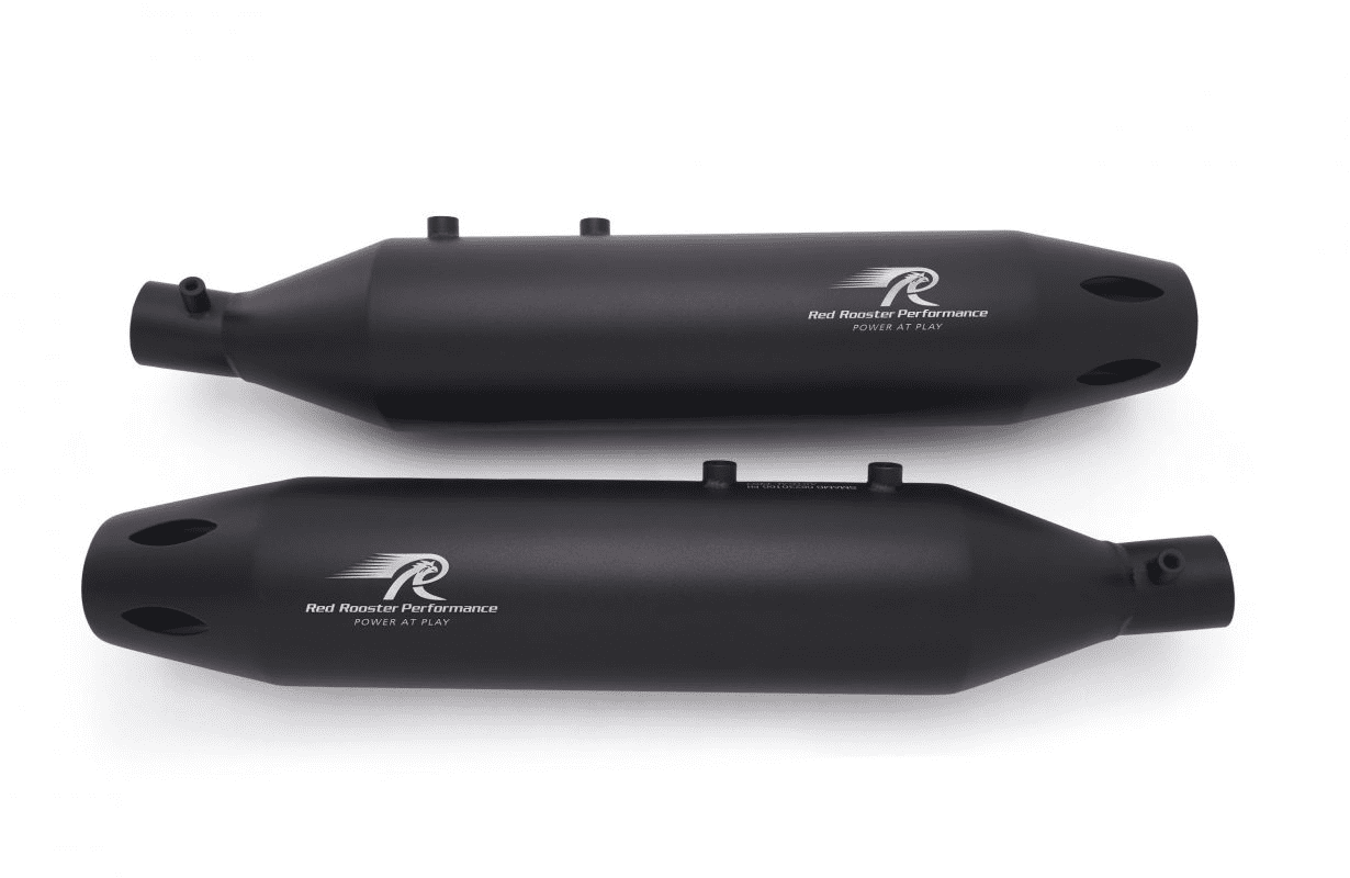 Red Rooster Astral Pro Exhaust for Super Meteor 650 – Black Matte