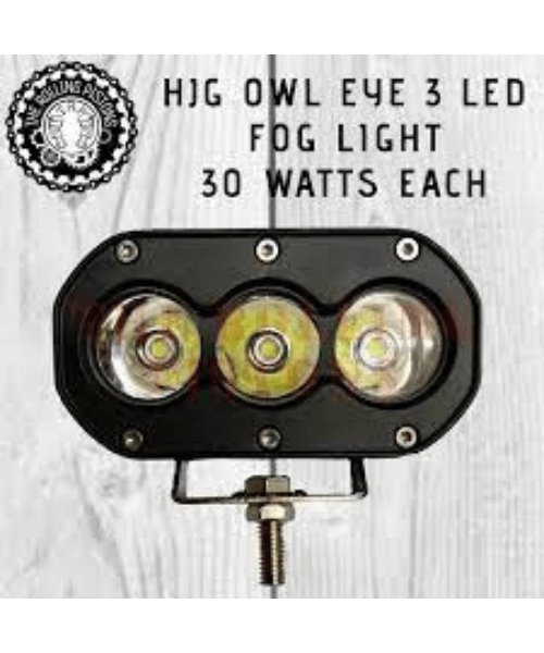 3 Led Owl Eye Fog Light With 3 Mode Function