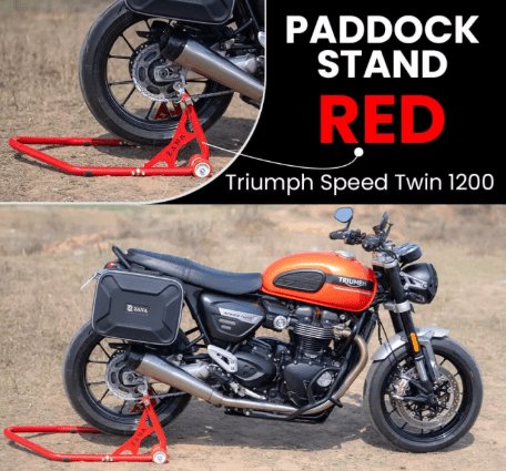 Zana Universal Paddock Stand V-2 Red for Triumph Speed Twin 1200 ZI-8131 V-2