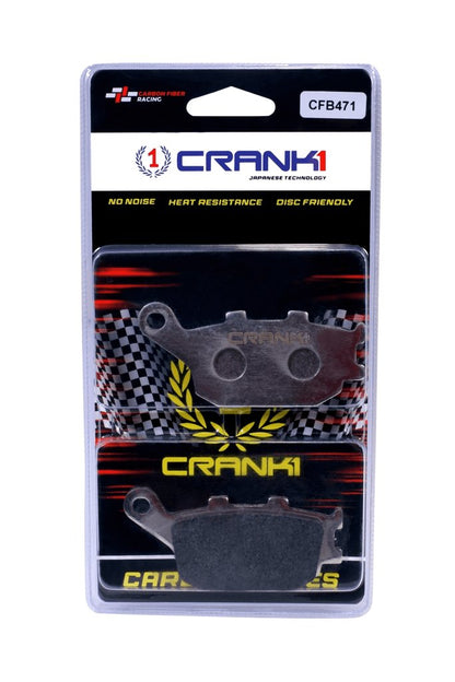 CRANK1 Carbon Brake Pads For KAWASAKI Versys 650 (2022 Onwards)