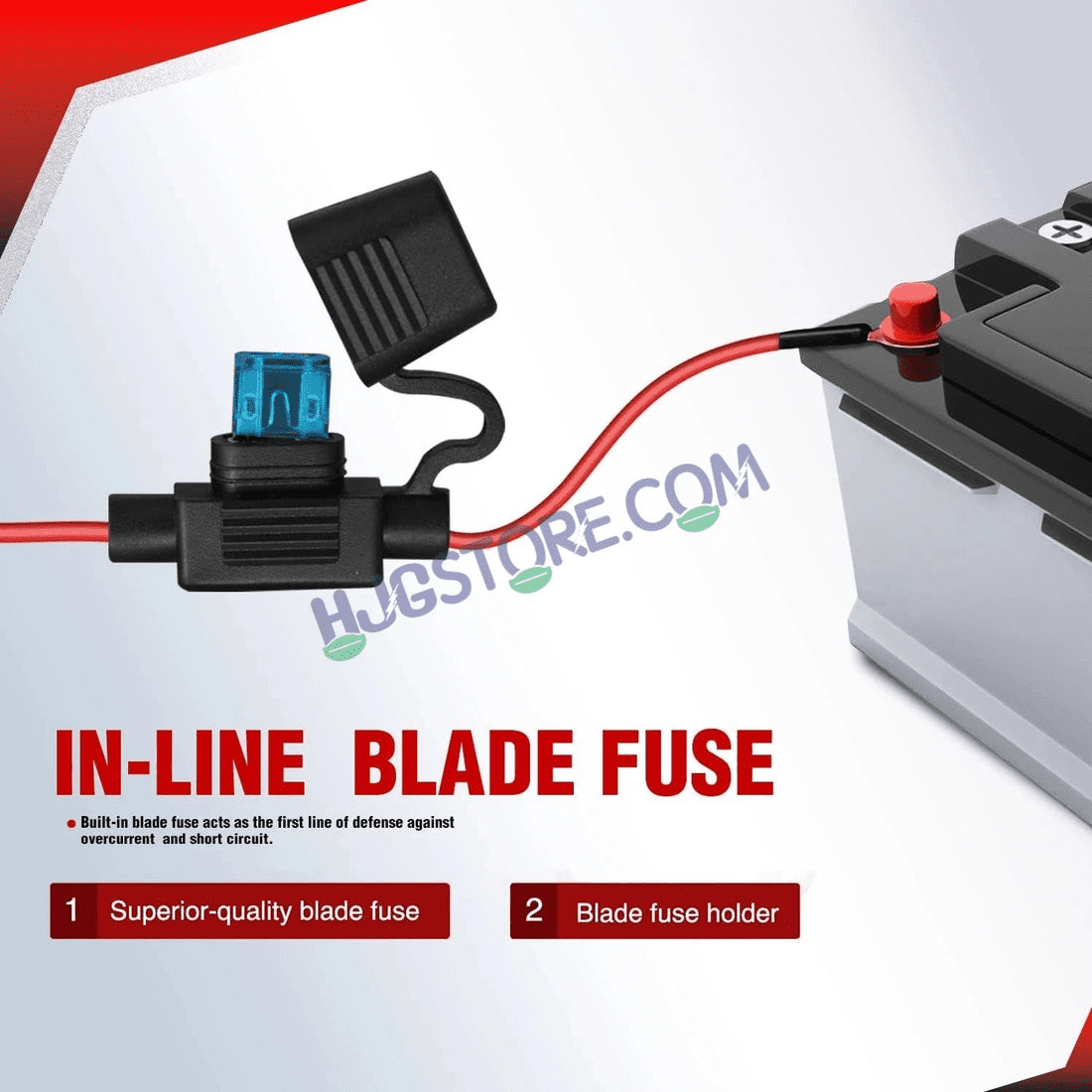 HJG Wiring Harness Kit for Dual Colour Fog Lights – 3 Wire with Flashing Mode