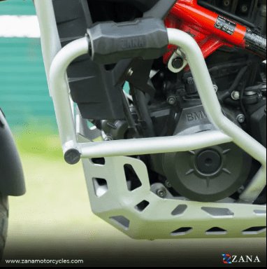 Zana BMW G310R LOWER ENGINE GUARD WITH PUCK SILVER ZI-8185