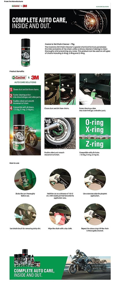 Castrol Chain Cleaner for Bikes 75gm