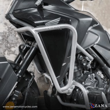 Zana Upper Fairing Guard For Honda NX500 / 500X( Silver, Mild Steel) ZI-8470