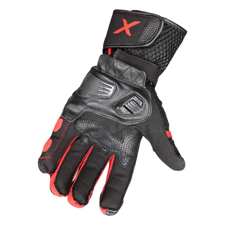 AXOR - Gator Riding Gloves Black Red