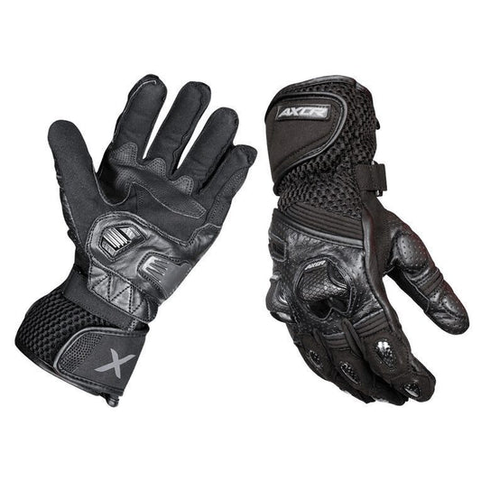 AXOR - Gator Riding Gloves Black