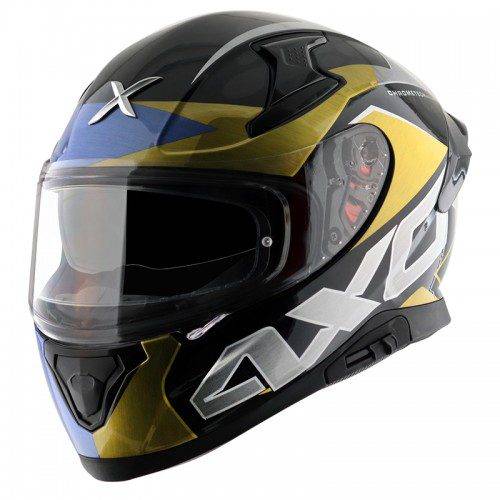 Axor Apex Chromtech Black Blue Helmet