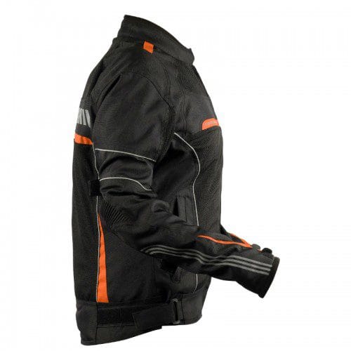 Axor Black Orange Diva Bike Riding Jacket