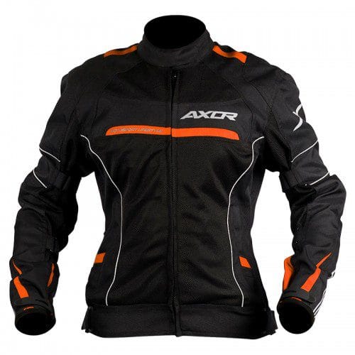 Axor Black Orange Diva Bike Riding Jacket