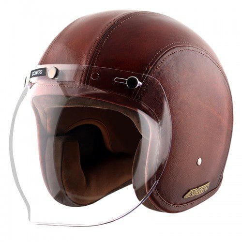 Axor Retro Jet Leather Congo Helmet