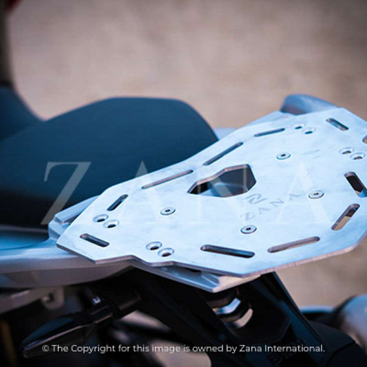 BMW 310GS TOP RACK PLATE SILVER - ZI-5079