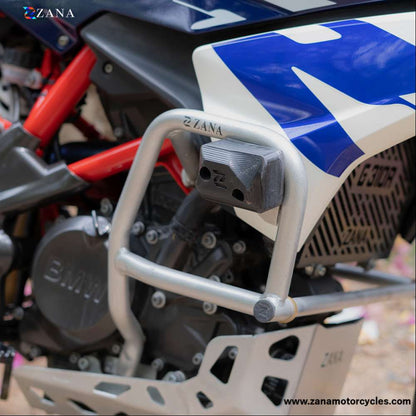 BMW G310R Silver Lower Engine Guard with Puck