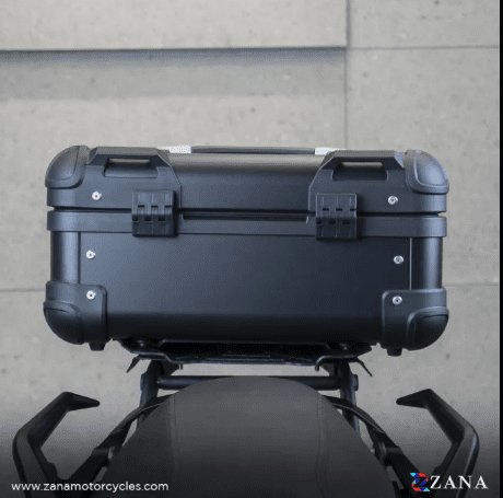 Zana Universal Top Box Aluminium (22 Litre) R-Flat Black ZI-TB-020