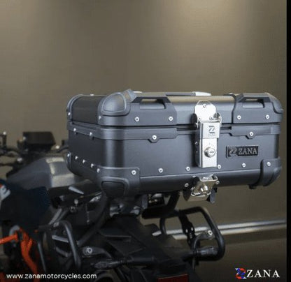 Zana Universal Top Box Aluminium (22 Litre) R-Flat Black ZI-TB-020