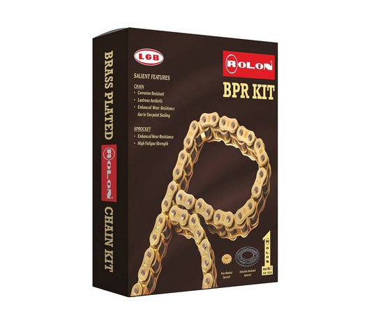 Suzuki Gixxer 150cc BRASS Chain Sprocket kit by Rolon
