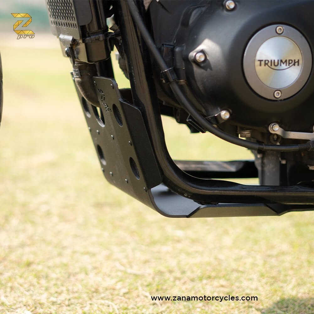 Black Bash Plate for Triumph Street Scrambler