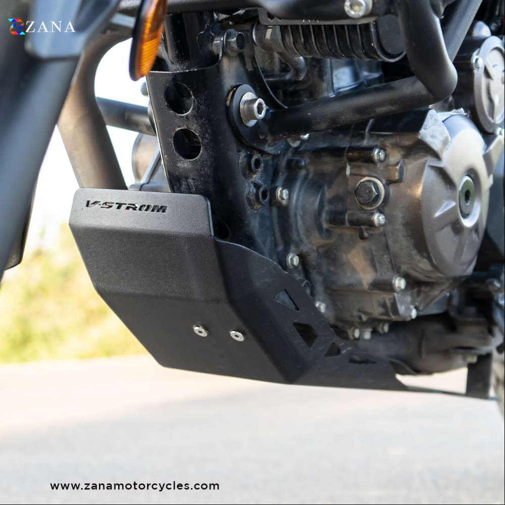 Black Aluminium Bash Plate for Suzuki V Strom