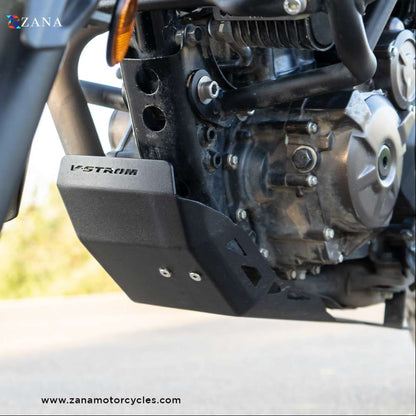 Black Aluminium Bash Plate for Suzuki V Strom