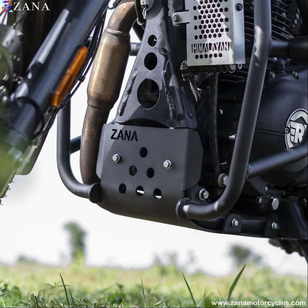 Black Bash Plate for Himalayan BS6